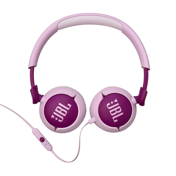 JBL Junior 320 - Purple - Wired on-ear kids headphones - Detailshot 1 image number null